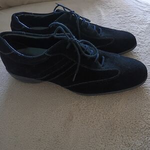 NWTBanana Republic Black Suede Oxfords Sneaker.New